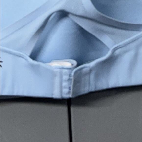 Athleta Advance Sports Bra B-G Women's 36B Oasis Blue Hook Back Racer Back - Picture 9 of 10